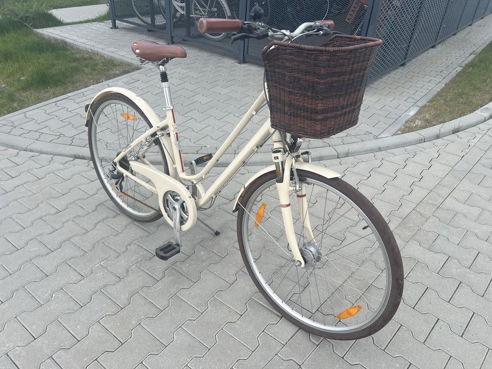 Giant rower damski z koszykiem stan dobry