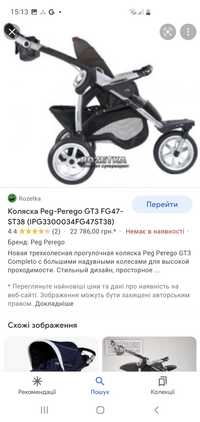 Продам коляску італійську peg perego