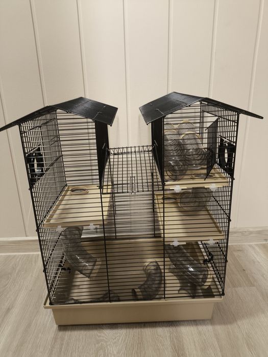 Klatka dla chomika z akcesoriami