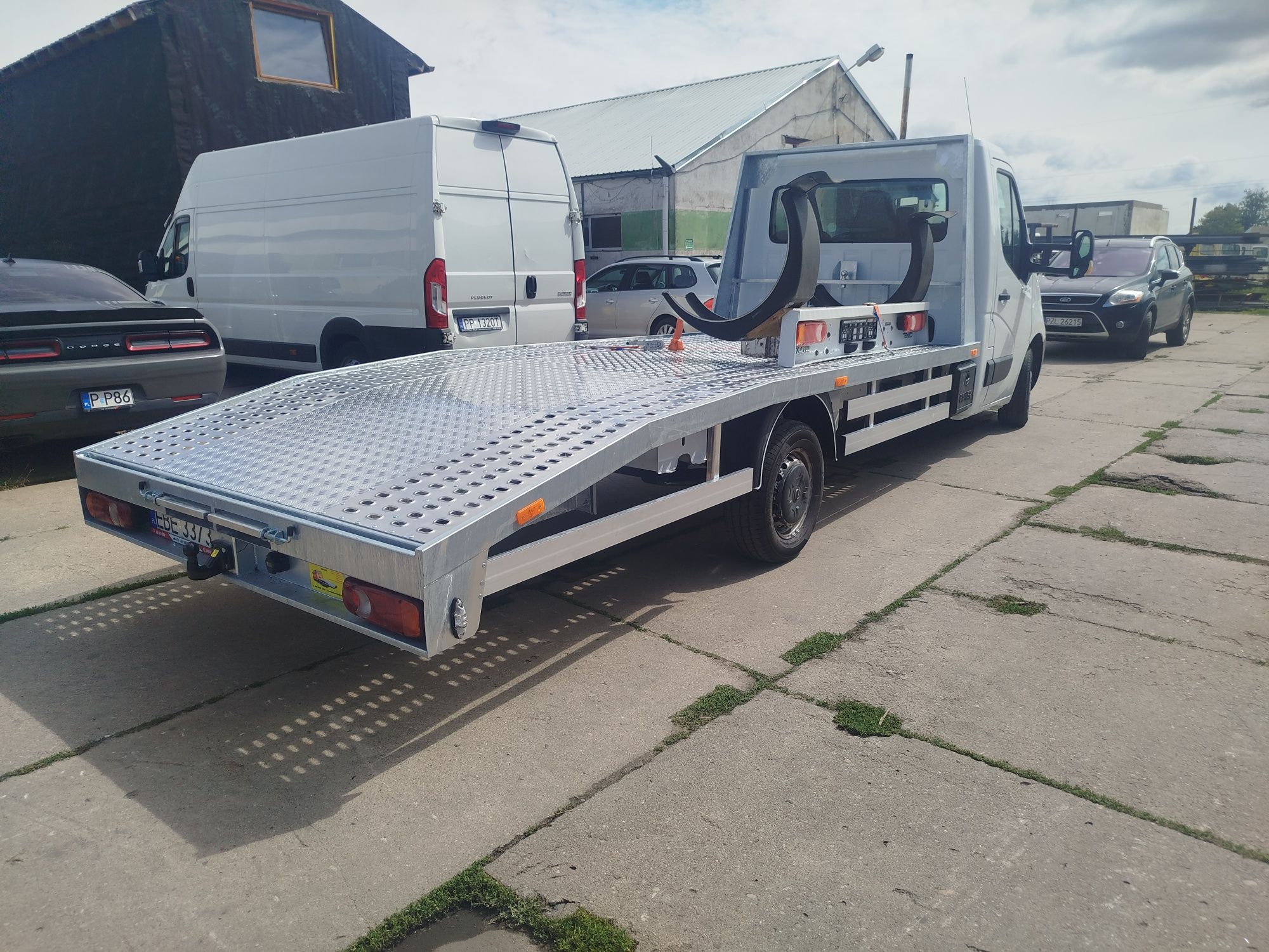 Najazd Nowy  laweta Master Movano 5 metrów! Stalowo aluminiowy ocynk!
