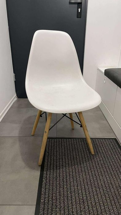 Sprzedam krzesełko loft skandynawski industrialny białe