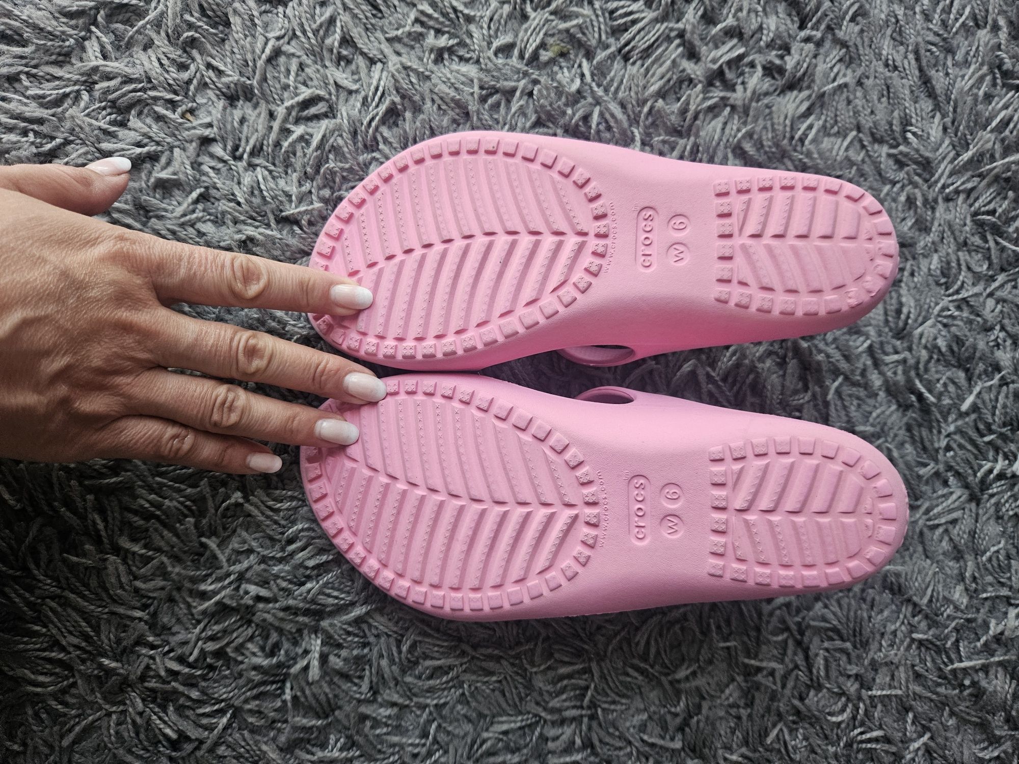 Klapki Crocs roz. 36, rożowe