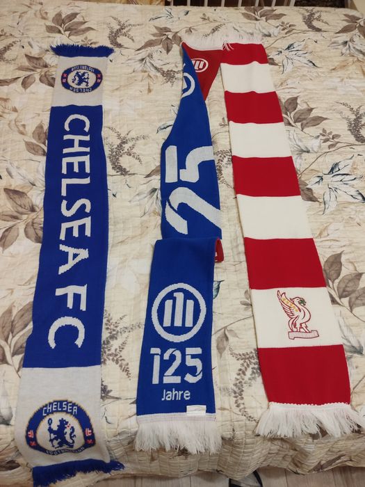 Шарфи футбольні в колекції Челсі, Ліверпуль, Баварія