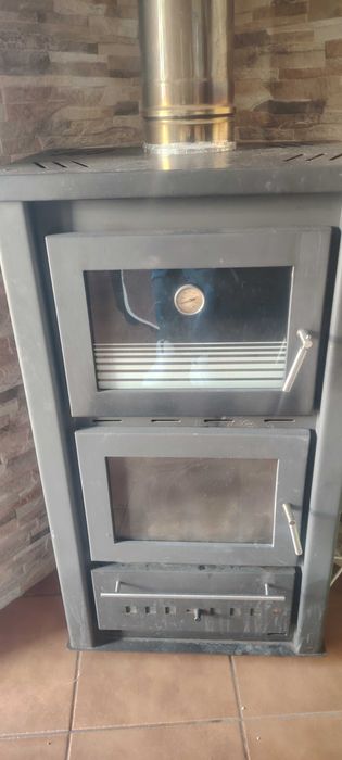 Salamandra A lenha com forno