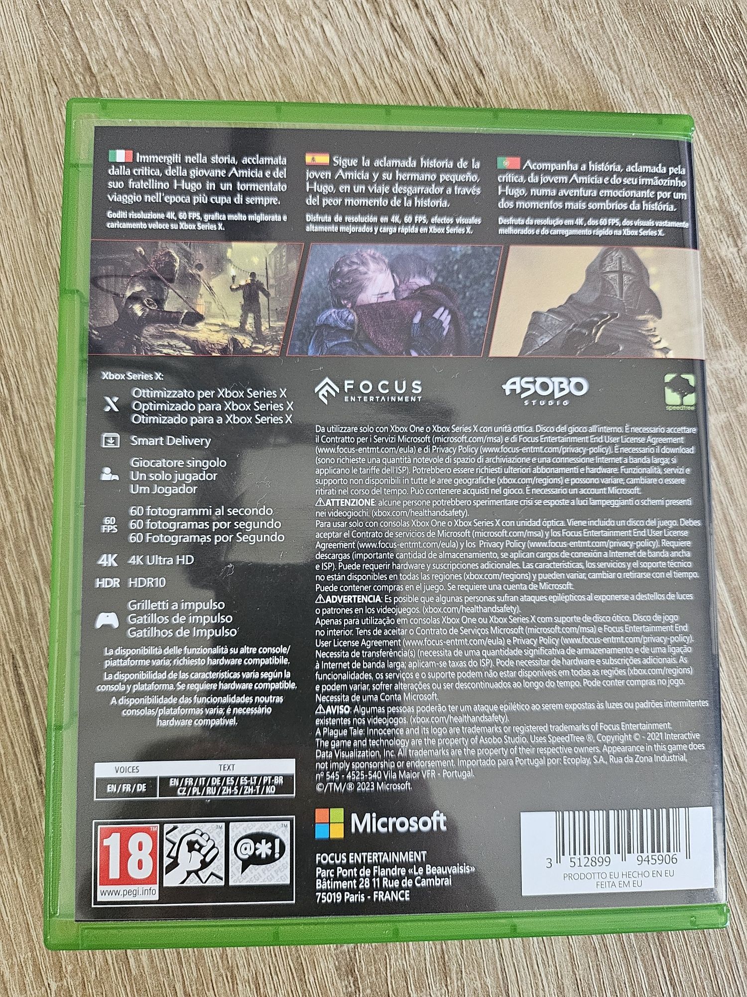 Gra A Plague Tale: Innocence Microsoft Xbox One Xone Series X XSX