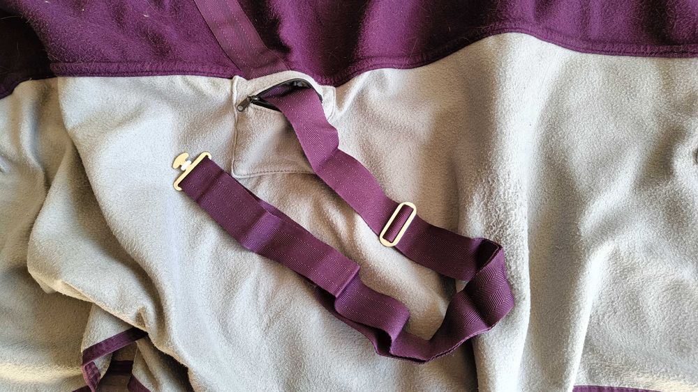 Derka polarowa z kapturem Busse Comfort Plus 155 cm