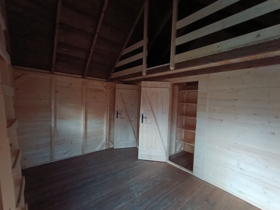 Domek letniskowy drewniany rekreacyjny na działkę z antresolą :)