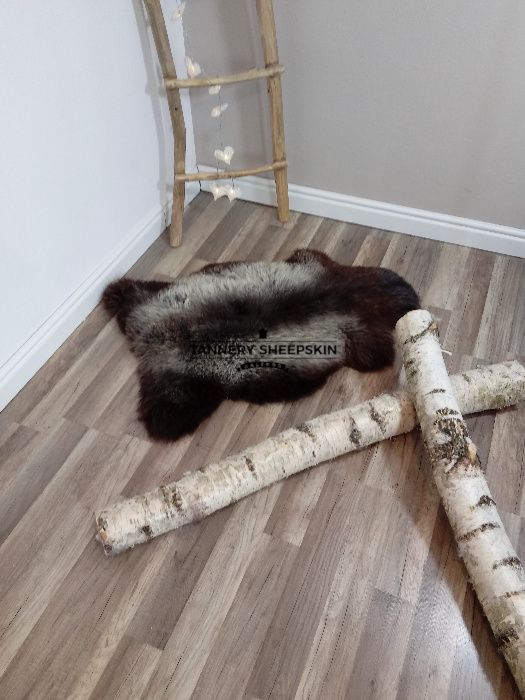 Skóra Owcza Naturalna Kolor Szary (SIWE) Skóry Owcze