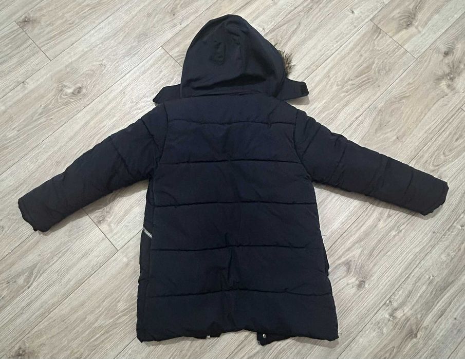 Теплий пуховик зимова куртка для хлопчика 10-12 років (136см)