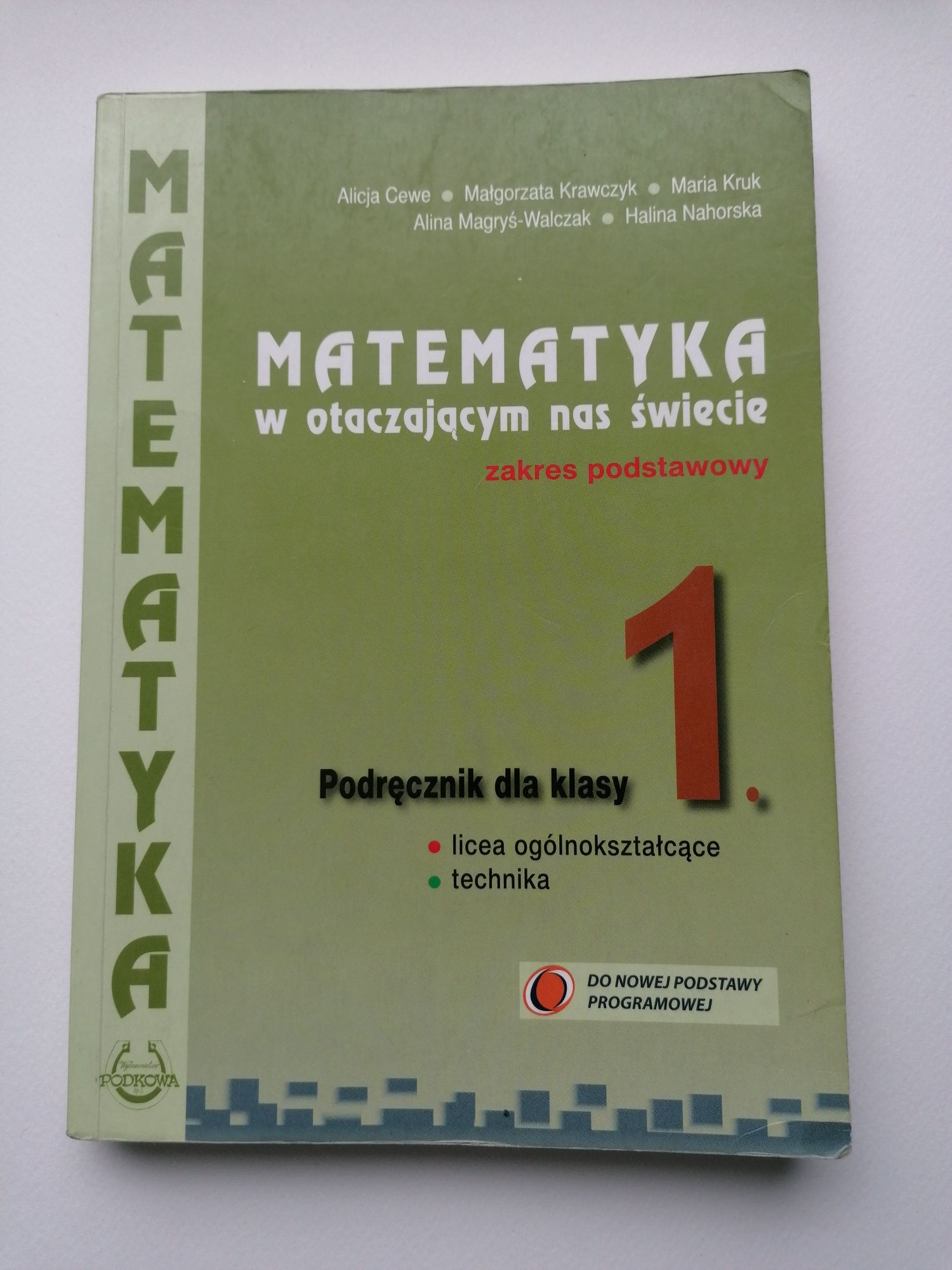 Podręcznik Matematyka w otaczającym nas świecie cz. 1