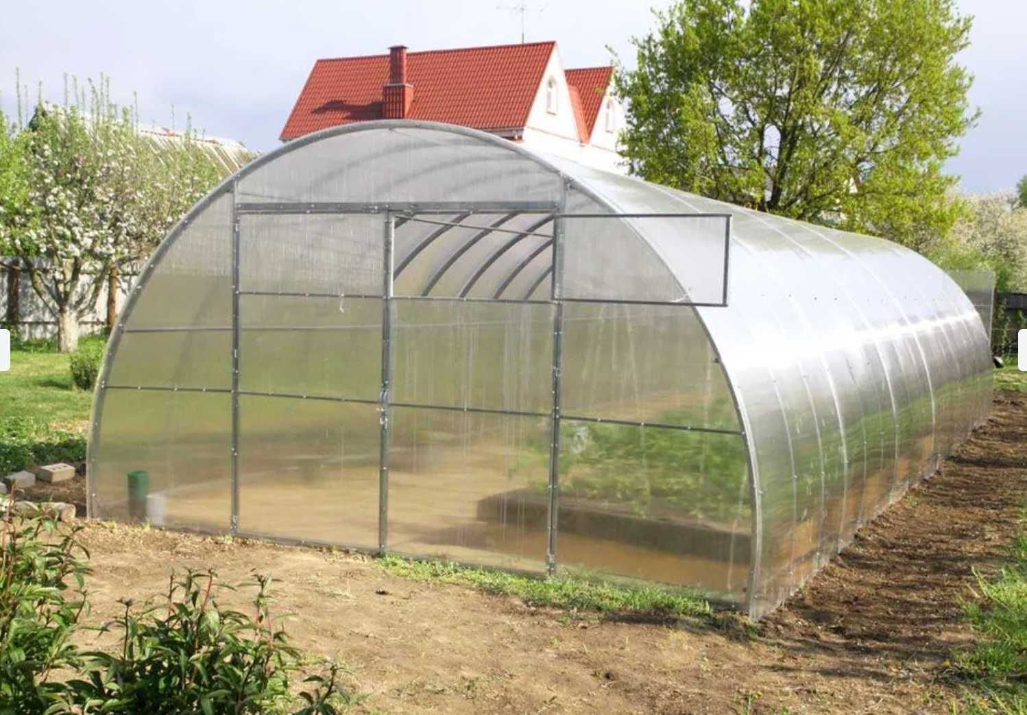 Szklarnia Tunel Ogrodowy 4x4 4x6 4x8 Poliwęglan 4mm / 6mm P.40x20mm