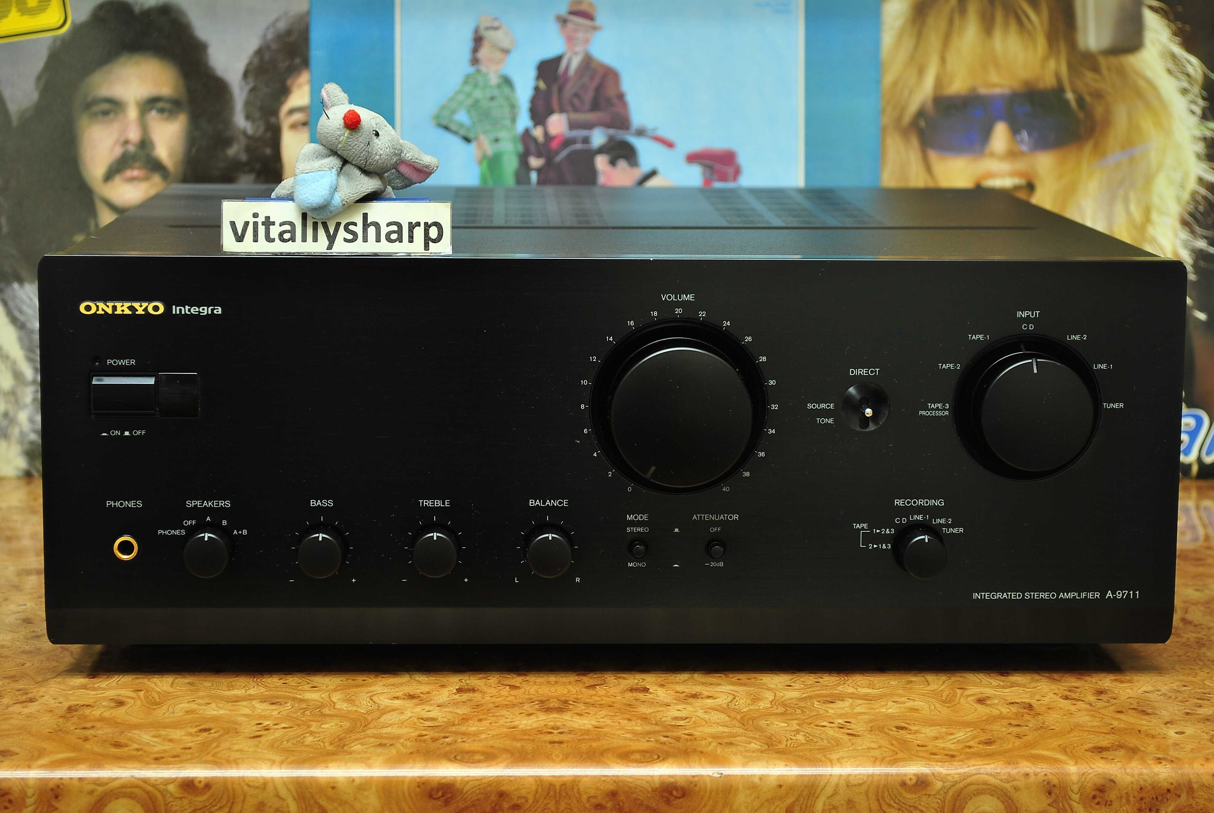 HI-END ONKYO A-9711 () 15кг от 80/140вт, идеальный! Суперзвук!