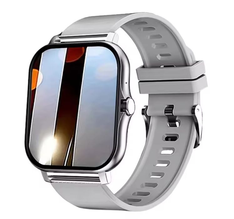 Zegarek smartwatch srebrny Nowy