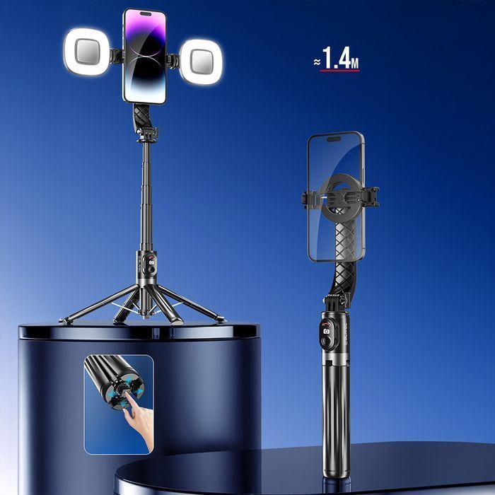Blavec Selfie Stick Aluminium Fusion P-07 Magsafe tripod + pilot + 2