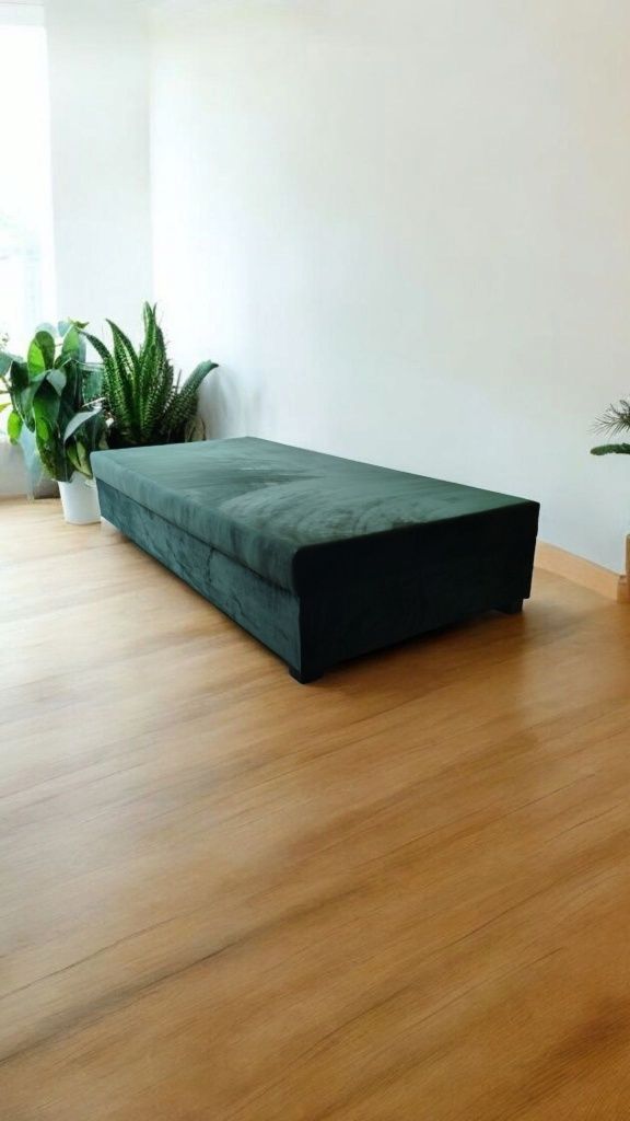 tapczan sofa jednoosobowa z pojemnikiem na posciel 80