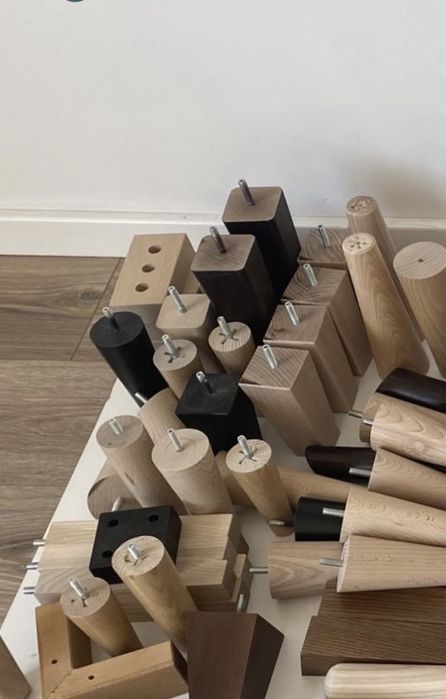 Ніжки для мебелі з натуральної деревини