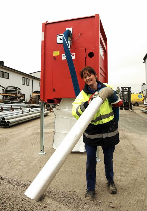 Odkurzacz przemysłowy 16,5 kW ATEX z wyładunkiem do big-bag