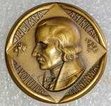 Antiga moeda de bronze americana