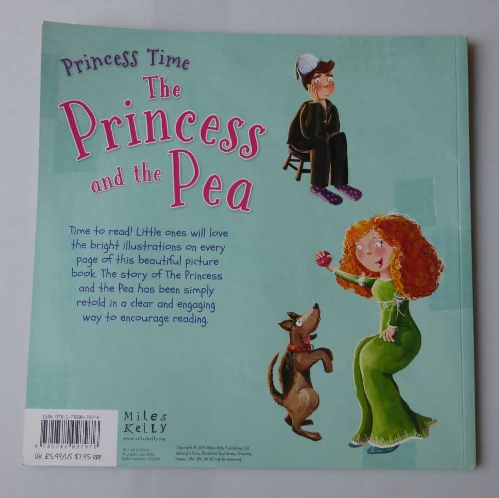 The Princess and the Pea Miles Kelly dla dzieci po angielsku królewna