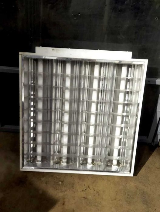 Armadura / Luminária 60*60 4 Lâmpadas Fluorescentes