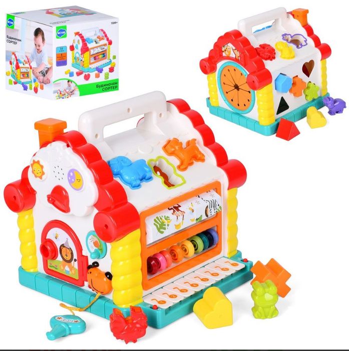 Іграшка сортер Hola бізіборд будинок