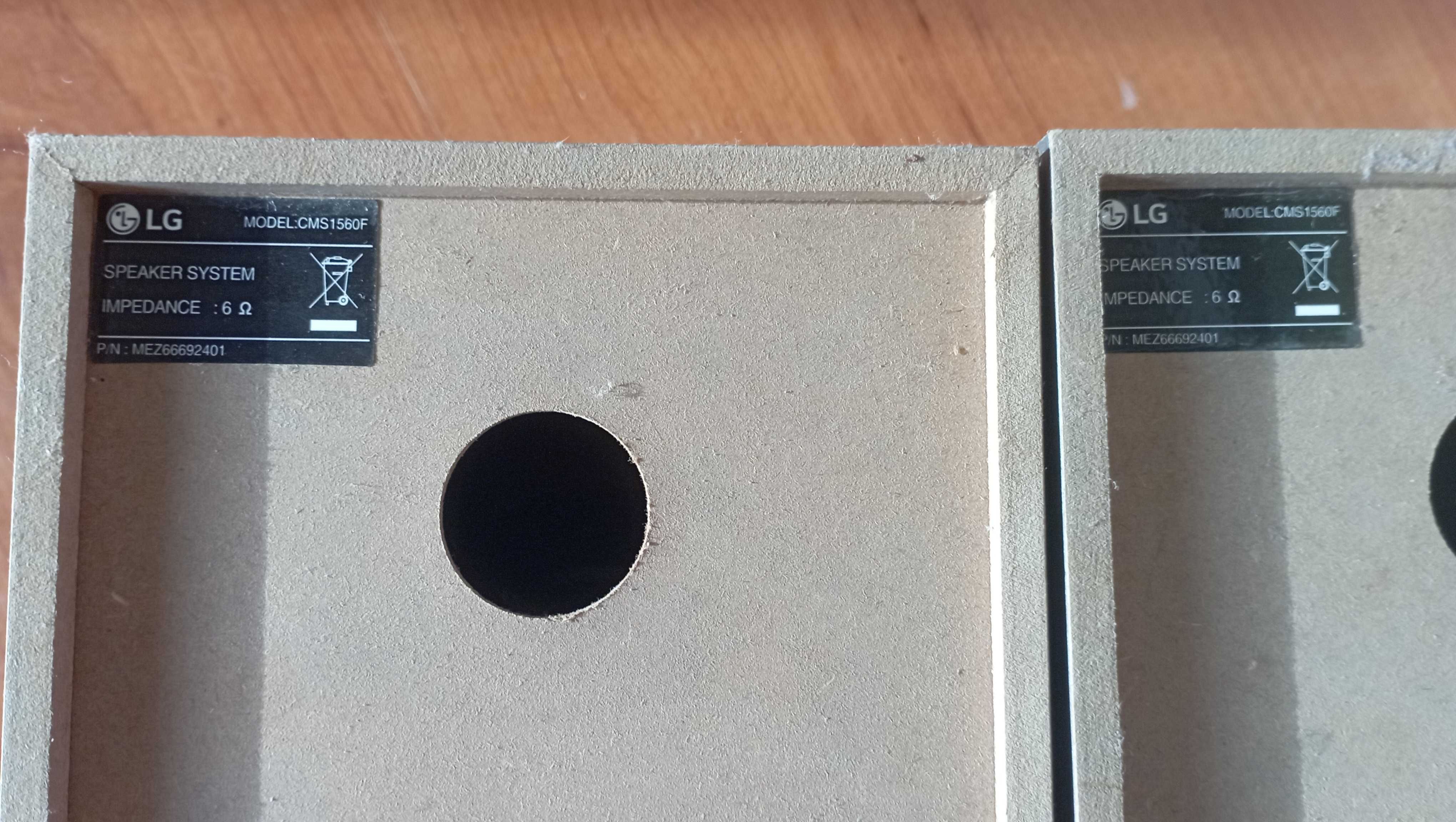 Colunas LG para aparelhagem