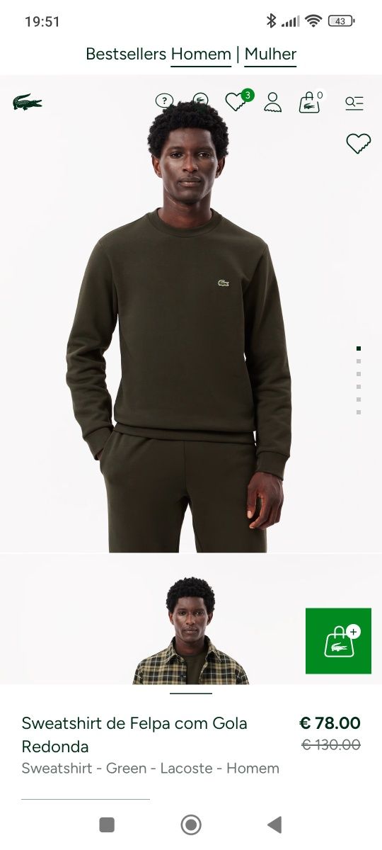 Sweatshirt Lacoste L