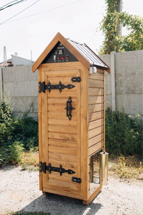 Електрична коптильня 205л 3 в 1 Drevos Классик 2.0 | 1.5кВт для дома