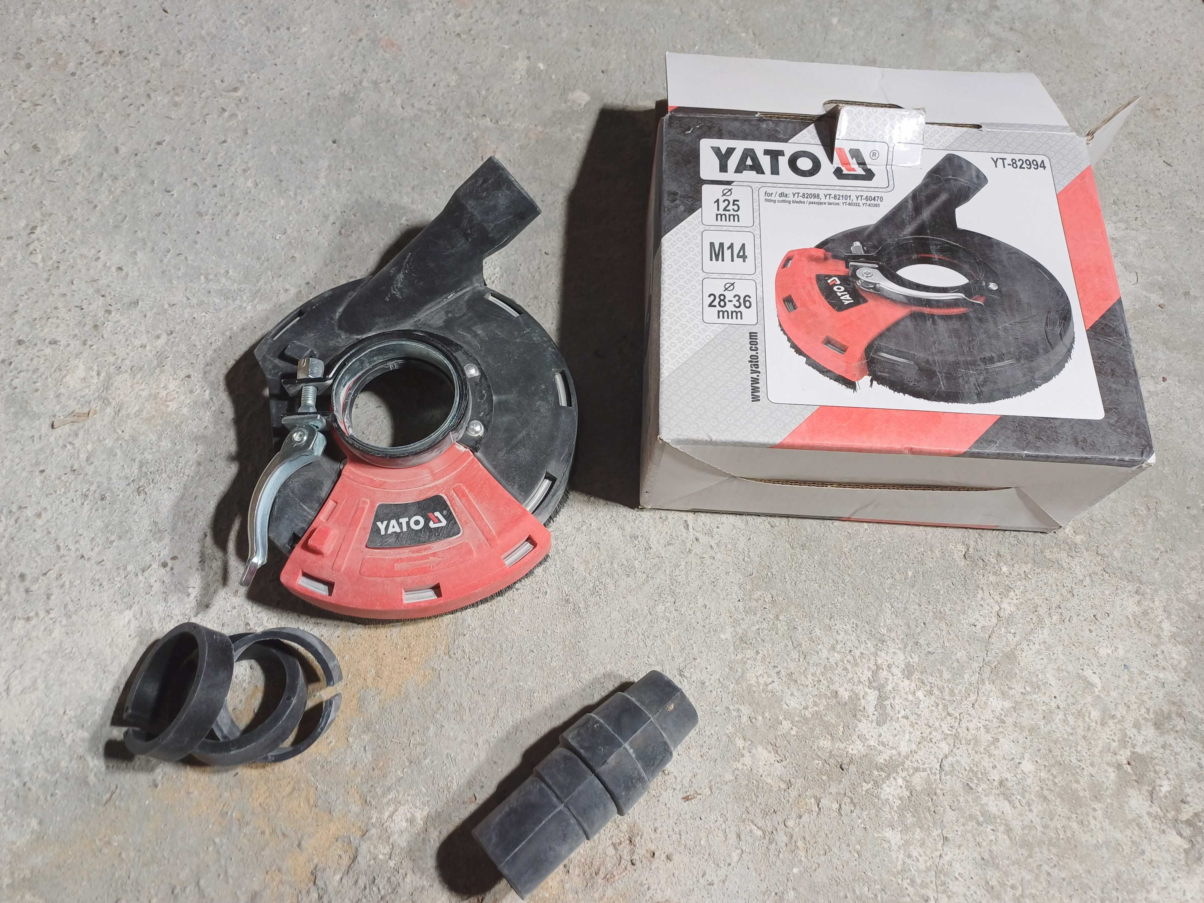 Yato YT-82994 - osłona  z odsysaniem  do szlifierki