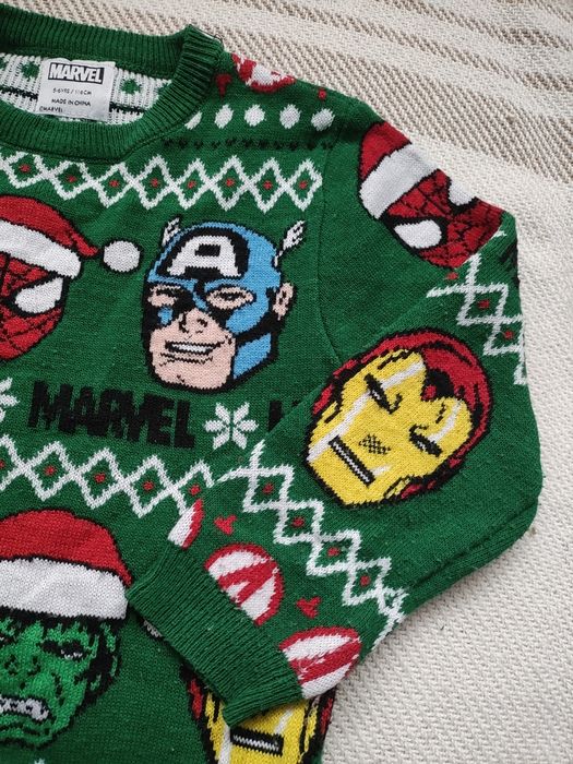Sweterek świąteczny Marvel