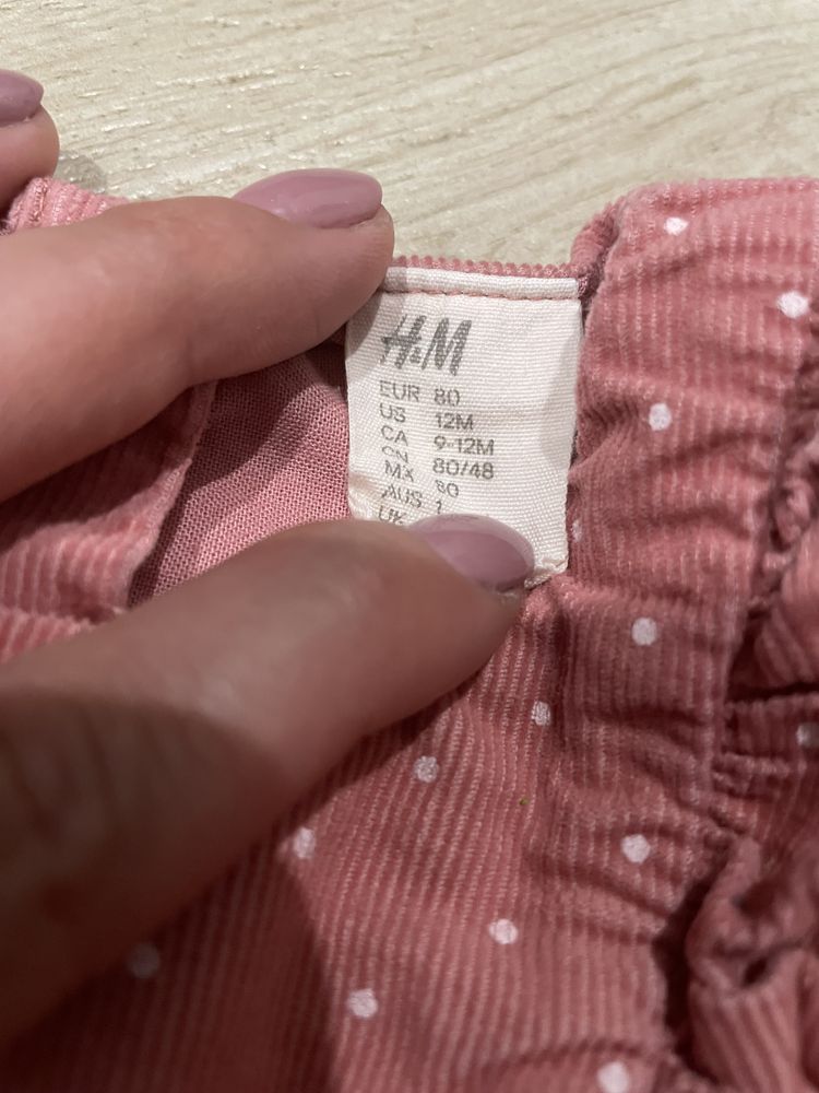 Sukienka w kropki h&m 80