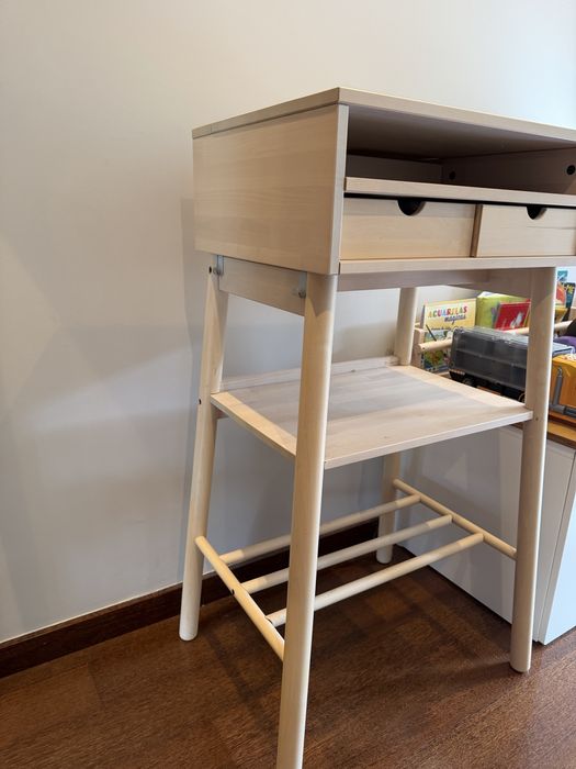 Mesa/ secretária alta branco bétula KNOTTEN IKEA