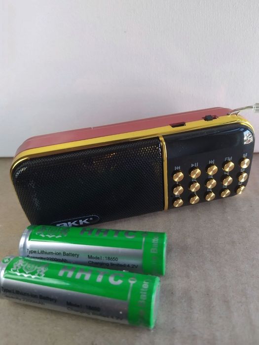 Радиоприемник цифровой ВКК-851 USB/MP-3/ 2-Аккумулятора 18650