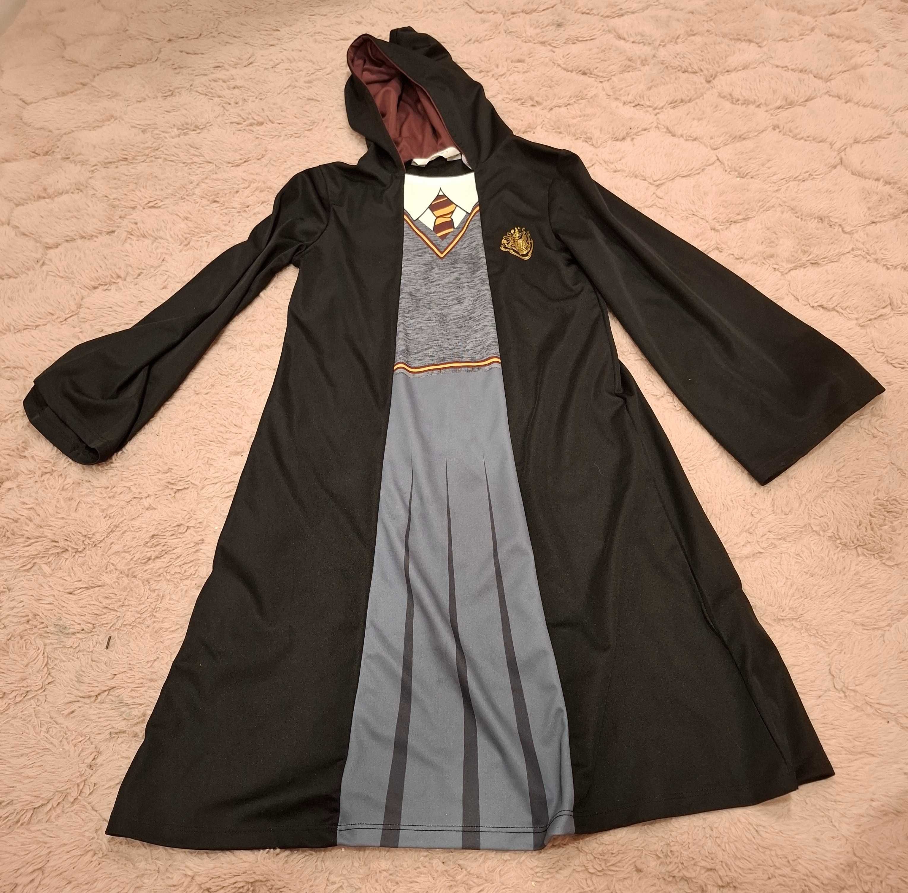 Strój Kostium Przebranie Hermiona Harry Potter Sukienka H&M 146-152