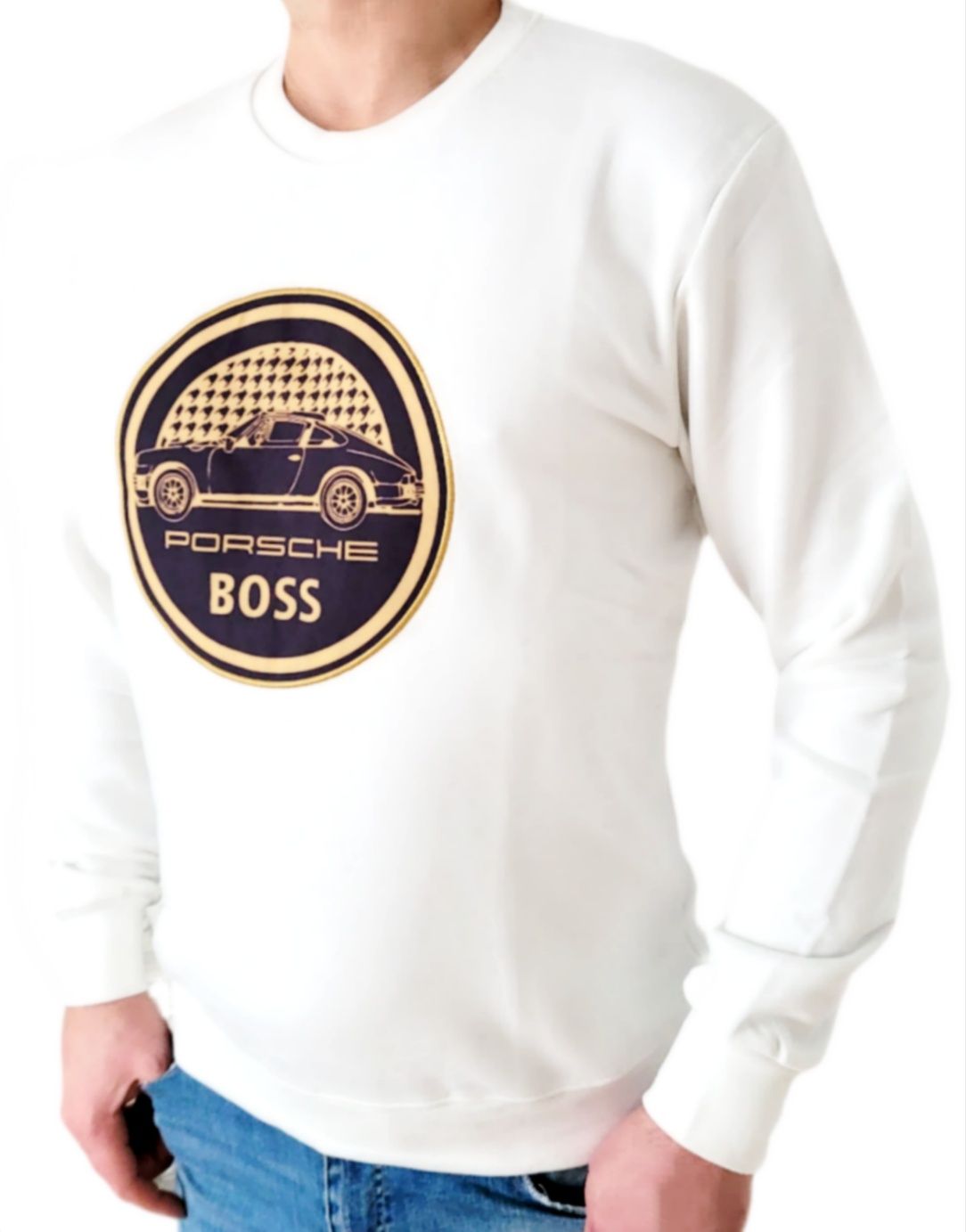 Bluza męska Hugo Boss Ecru Limited