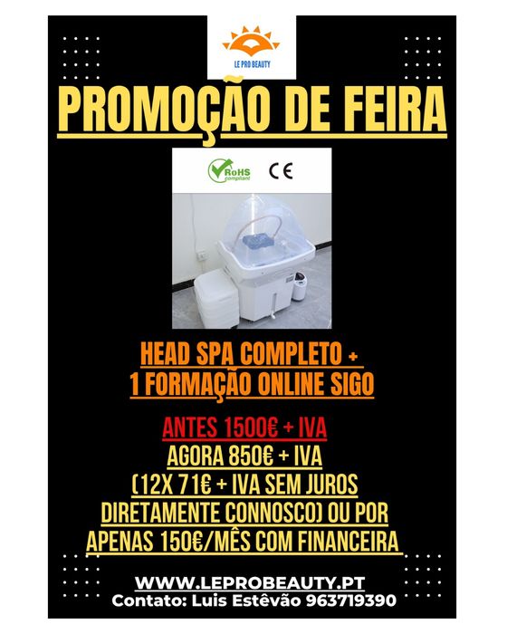 HEAD SPA le pro beauty + Formação Certificada