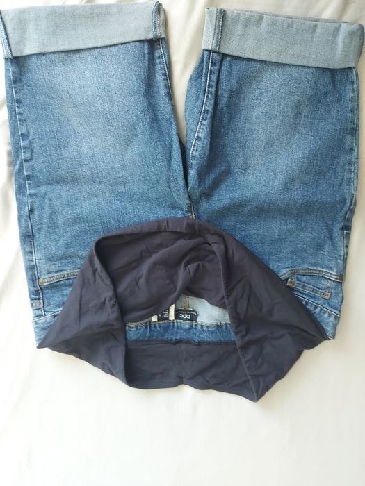 Krótkie jeansowe spodenki ciążowe Bon Prix 46