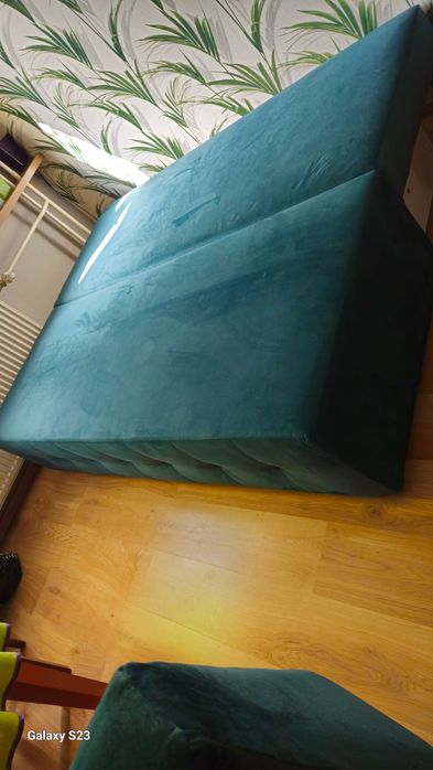 Kanapa sofa rozkładana zieleń