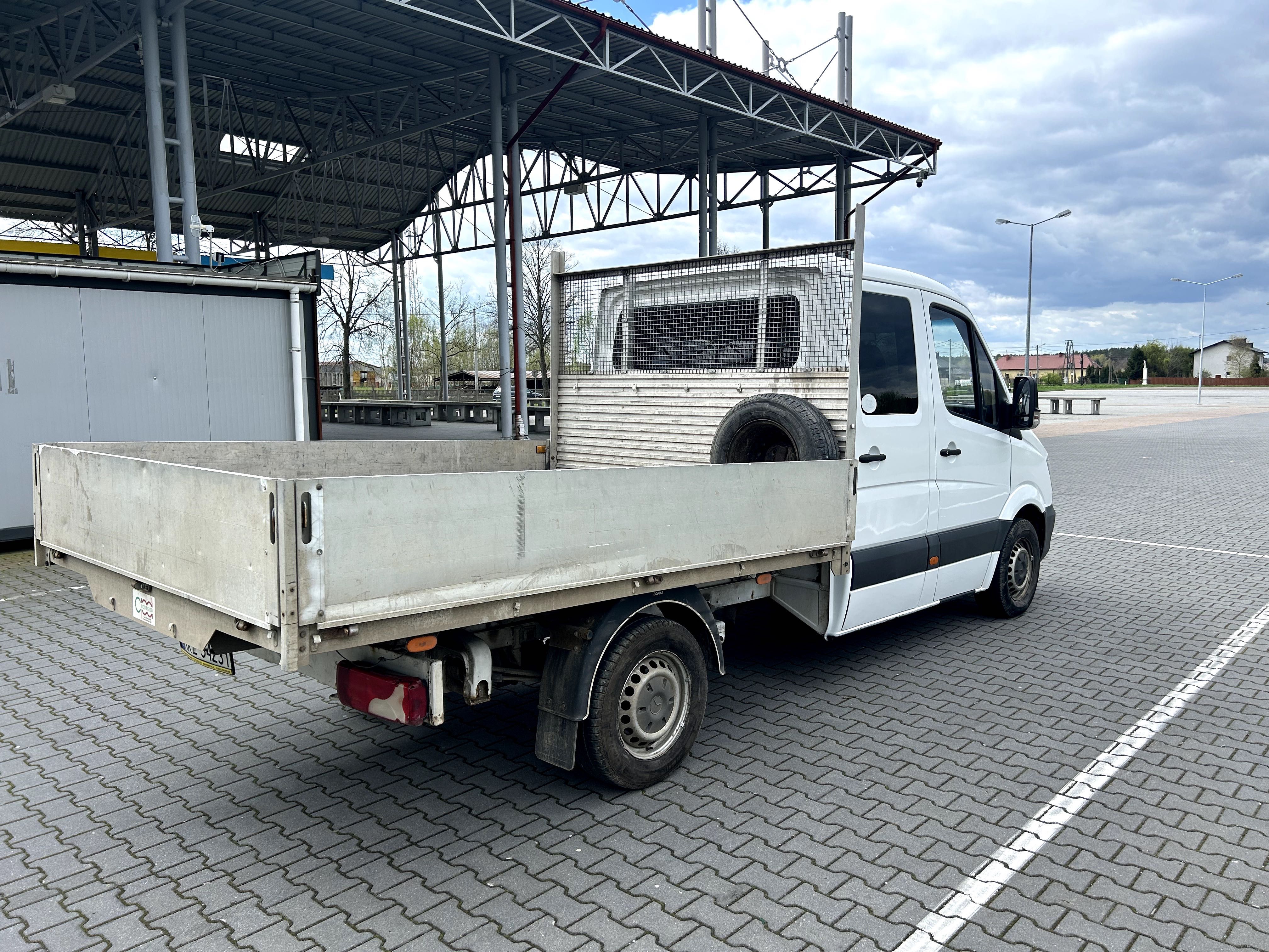 WYNAJEM Mercedes Sprinter 906 2.2 163KM DOKA 7 osobowy Paka Skrzynia