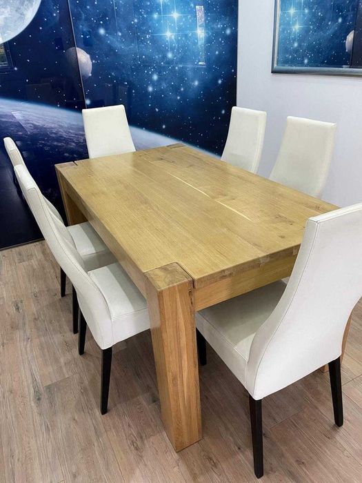 Stół dębowy - solidne drewno