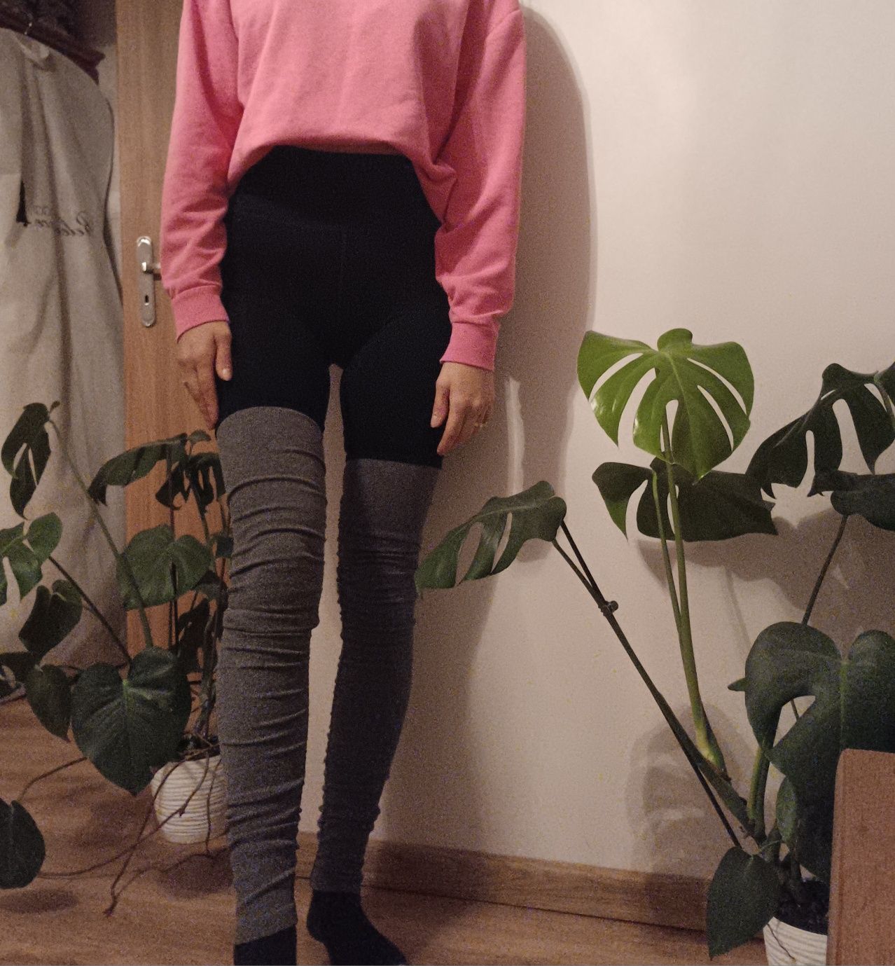Legginsy oceans apart S czarno szare