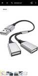 Kabel rozdzielający USB Y rozdzielacz adapter Dual USB 2.0 kabel