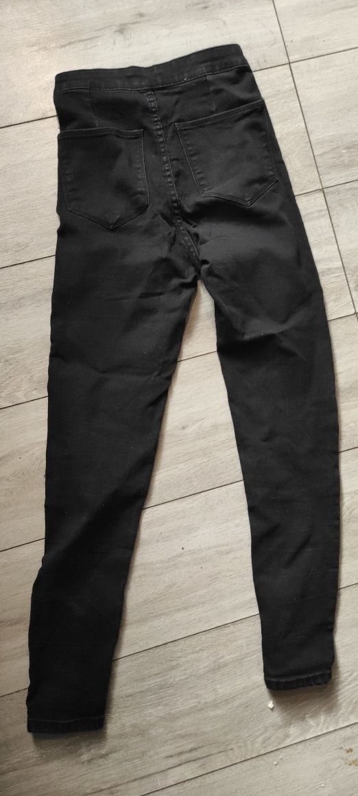 Spodnie jeans czarne