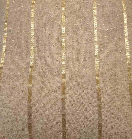 Відріз тканини, сітка декоративна золота, 0,98х1,00 (Італія)