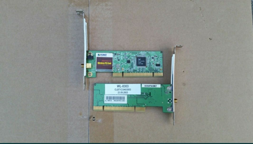 Karta Wireless wifi Dlink DWL 510 , Planet WL 8303 PCI antena