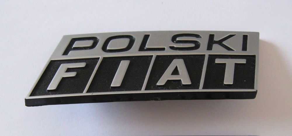 Emblemat, znaczek, logo POLSKI FIAT. Nowy oryginał.