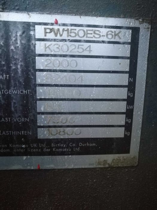 Komatsu PW150ES-6K koparka kołowa rozdzielacz hydrauliczny