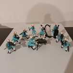 Orquestra miniatura em vidro murano