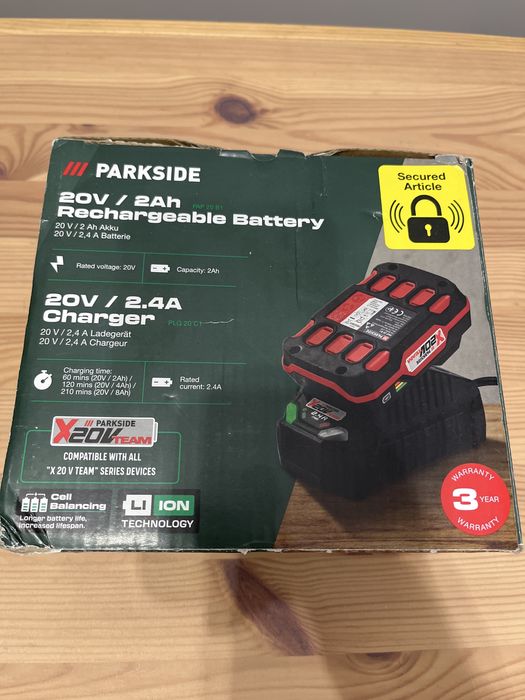 Akumulator z ładowarka 2aH PARKSIDE