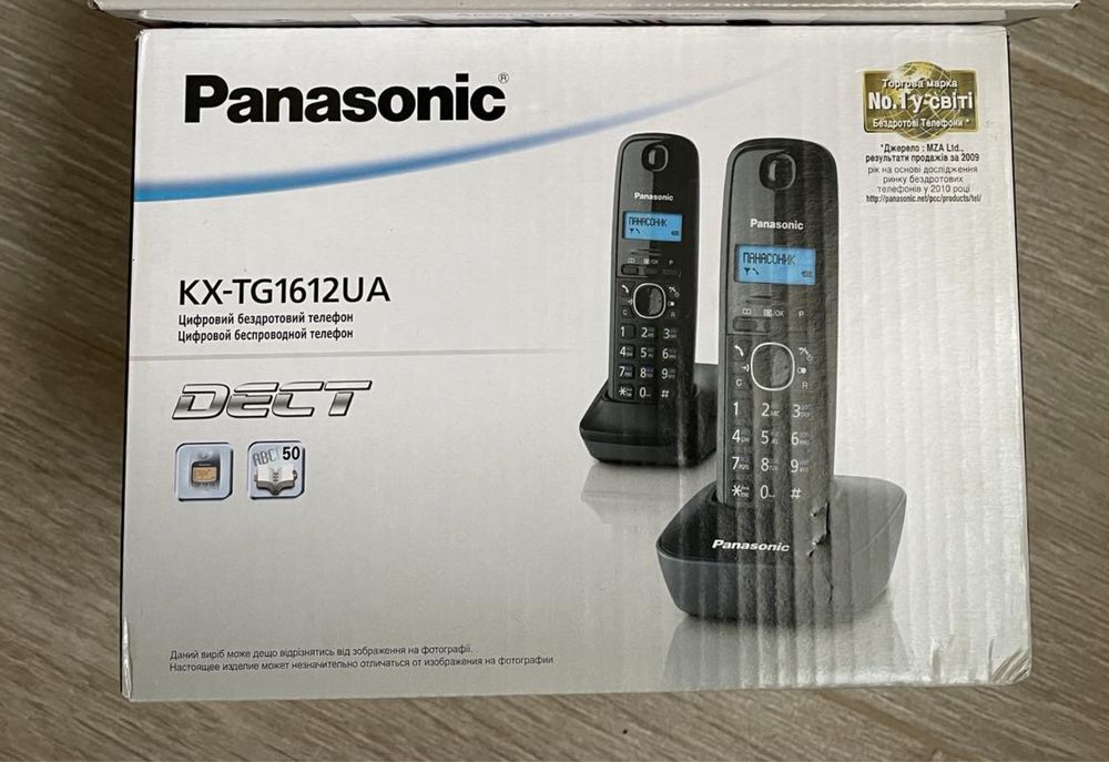 Радіотелефон Panasonic KX-TG1612UAH